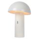 Lucide 15599/06/36 - LED Dimmelhető asztali lámpa FUNGO LED/7,5W/230V fehér