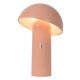 Lucide 15599/06/66 - LED Dimmelhető asztali lámpa FUNGO LED/7,5W/230V rózsaszín