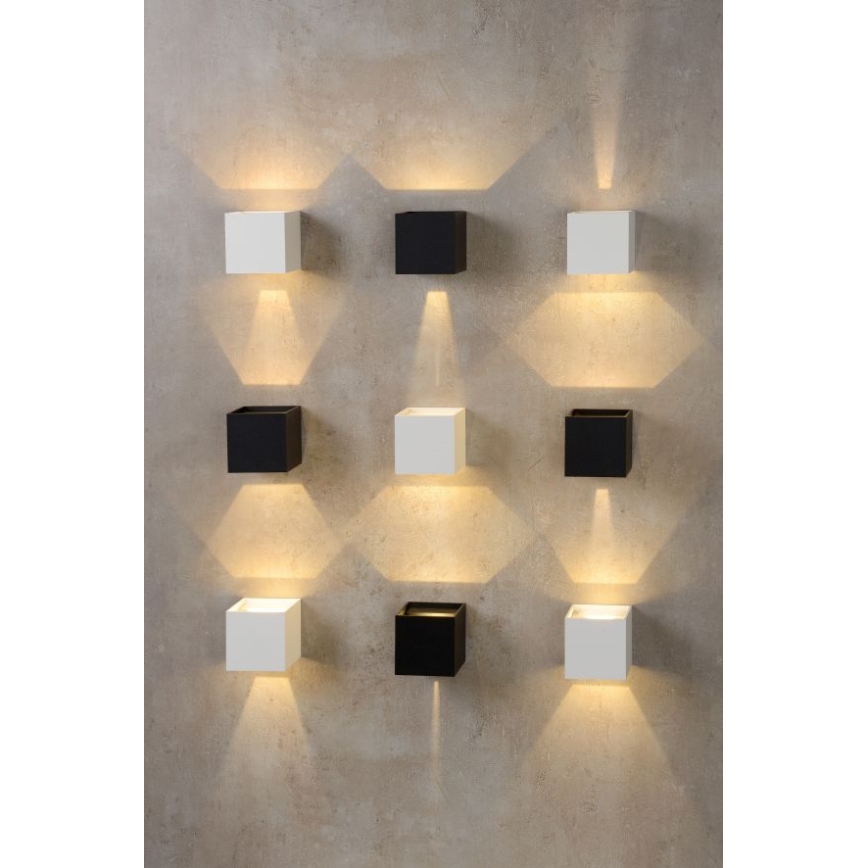 Lucide 17293/02/31 - LED kültéri fali lámpa XIA 2xLED/1W/230V IP54