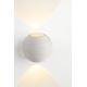 Lucide 17804/06/31 - LED kültéri fali lámpa AYO 2xLED/3W/230V fehér