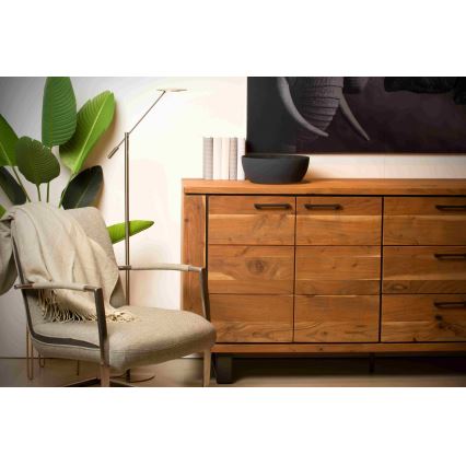 Lucide 19766/09/12 - LED Dimmelhető állólámpa ANSELMO LED/9W/230V matt króm