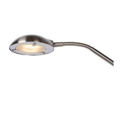 Lucide 19791/24/12 - Állítható fényerejű állólámpa ZENITH LED/20W + LED/4W/230V matt króm