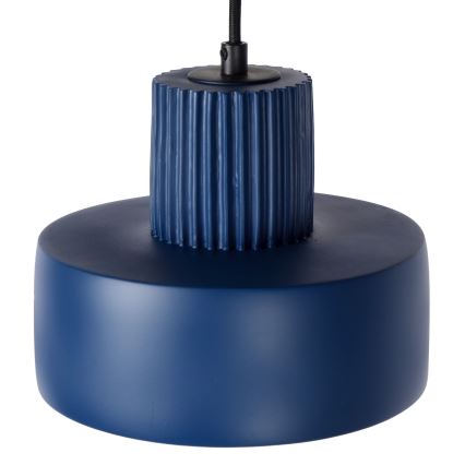 Lucide 20419/20/35 - Csillár zsinóron OPHELIA 1xE27/40W/230V á. 20 cm kék