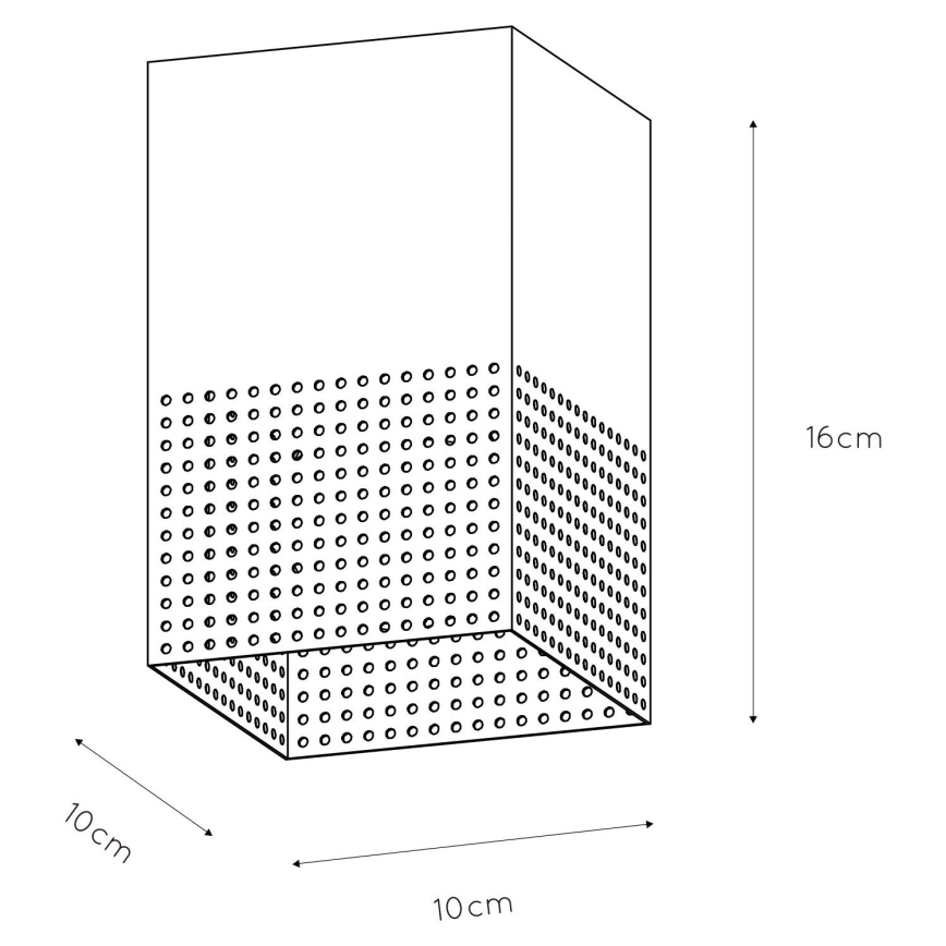 Lucide 21123/01/02 - Mennyezeti lámpa RENATE 1xE27/40W/230V