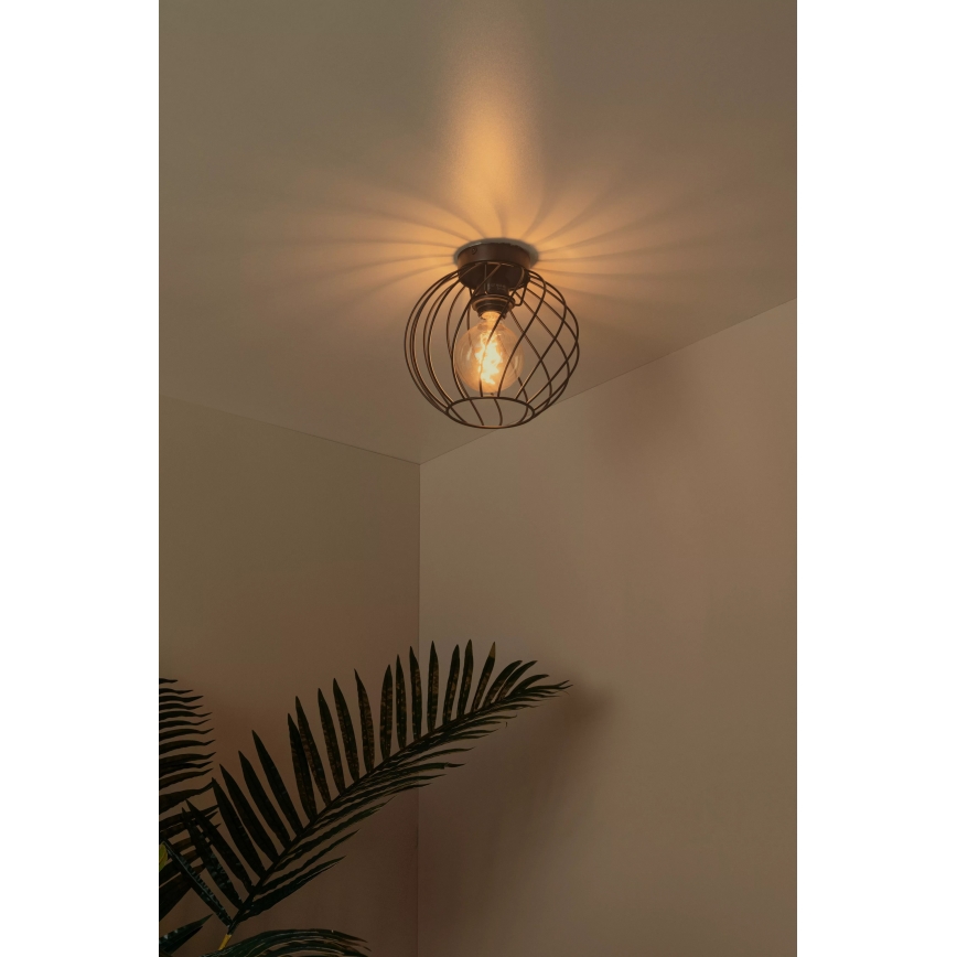 Lucide 21128/25/30 - DANZA mennyezeti lámpatest 1x E27/40W/230V, átm. 25 cm