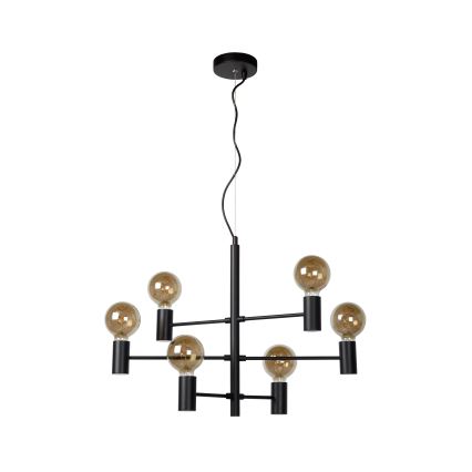 Lucide 21421/06/30 - Csillár zsinóron LEANNE 6xE27/60W/230V