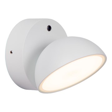 Lucide 22865/12/31 - LED kültéri fali lámpa alkonyatérzékelővel FINN LED/12W/230V IP54 fehér