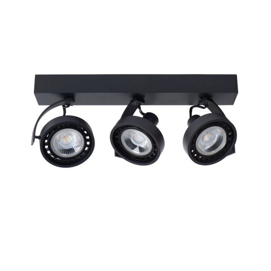 Lucide 22968/36/30 -LED Dimmelhető spotlámpa DORIAN 3xGU10/12W/230V fekete