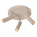 Lucide 22974/13/41 - GRADO spotlámpa 3xGU10/12W/230V bézs