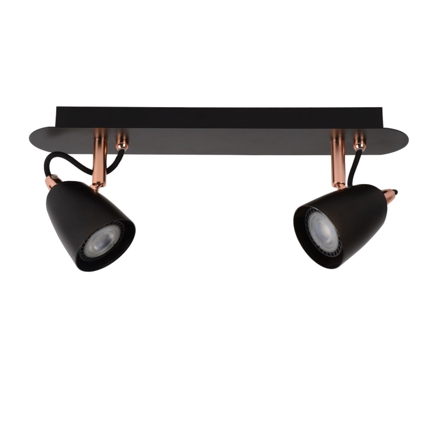 Lucide 26956/10/17 - LED Dimmelhető spotlámpa RIDE 2xGU10/5W/230V réz
