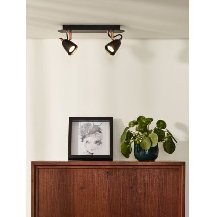 Lucide 26956/10/17 - LED Dimmelhető spotlámpa RIDE 2xGU10/5W/230V réz