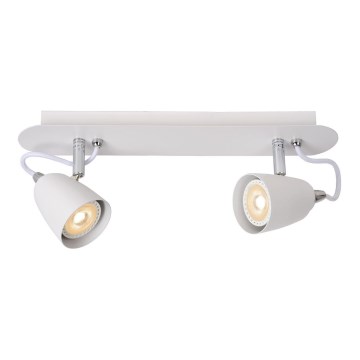Lucide 26956/10/31 - LED Dimmelhető spotlámpa RIDE 2xGU10/5W/230V fehér