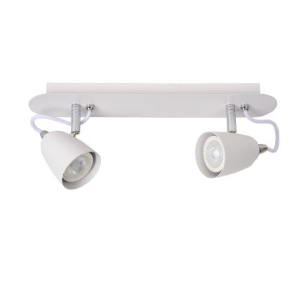Lucide 26956/10/31 - LED spotlámpa RIDE-LED 2xGU10/5W/230V fehér