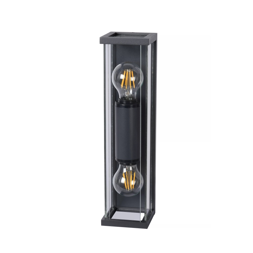 Lucide 27885/02/30 - Kültéri fali lámpa CLAIRE 2xE27/15W/230V IP54