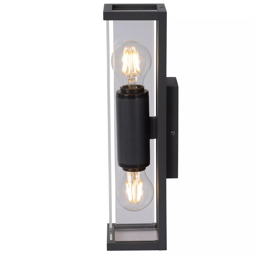 Lucide 27885/02/30 - Kültéri fali lámpa CLAIRE 2xE27/15W/230V IP54