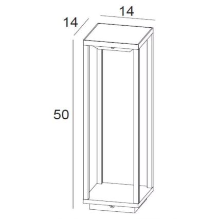 Lucide 27892/02/30 - LED Napelemes lámpa TENSO SOLAR LED/2,2W IP54 2200 mAh