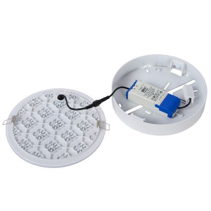 Lucide 28112/30/31 - LED dimmelhető fürdőszobai lámpa 2in1 CERES 30W/230V IP44 fehér