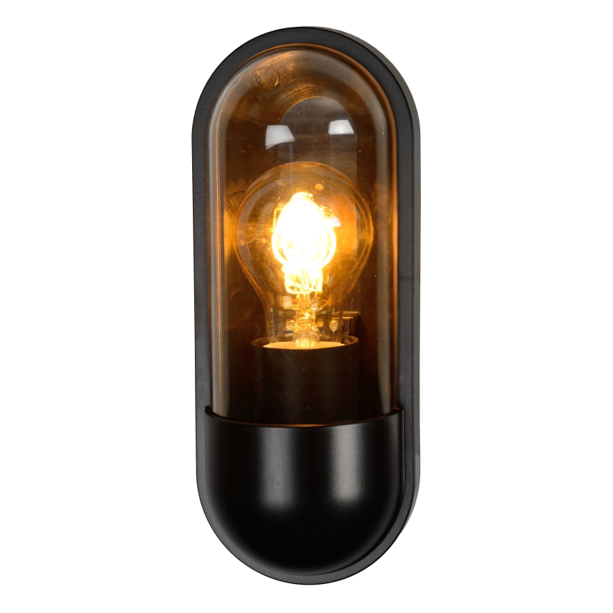 Lucide 29897/01/30 - Kültéri fali lámpa CAPSULE 1xE27/15W/230V IP54