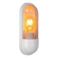 Lucide 29897/01/31 - Kültéri fali lámpa CAPSULE 1xE27/15W/230V IP54