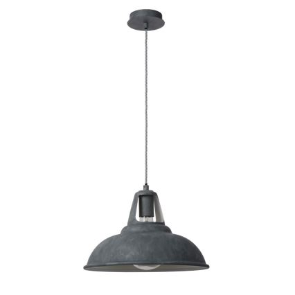 Lucide 30396/35/36 - Függeszték  MARKIT 1xE27/60W/230V szürke
