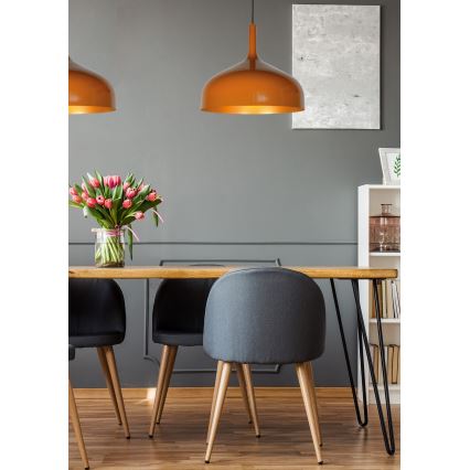 Lucide 30483/50/44 - Csillár zsinóron ROZALLA 1xE27/60W/230V narancssárga