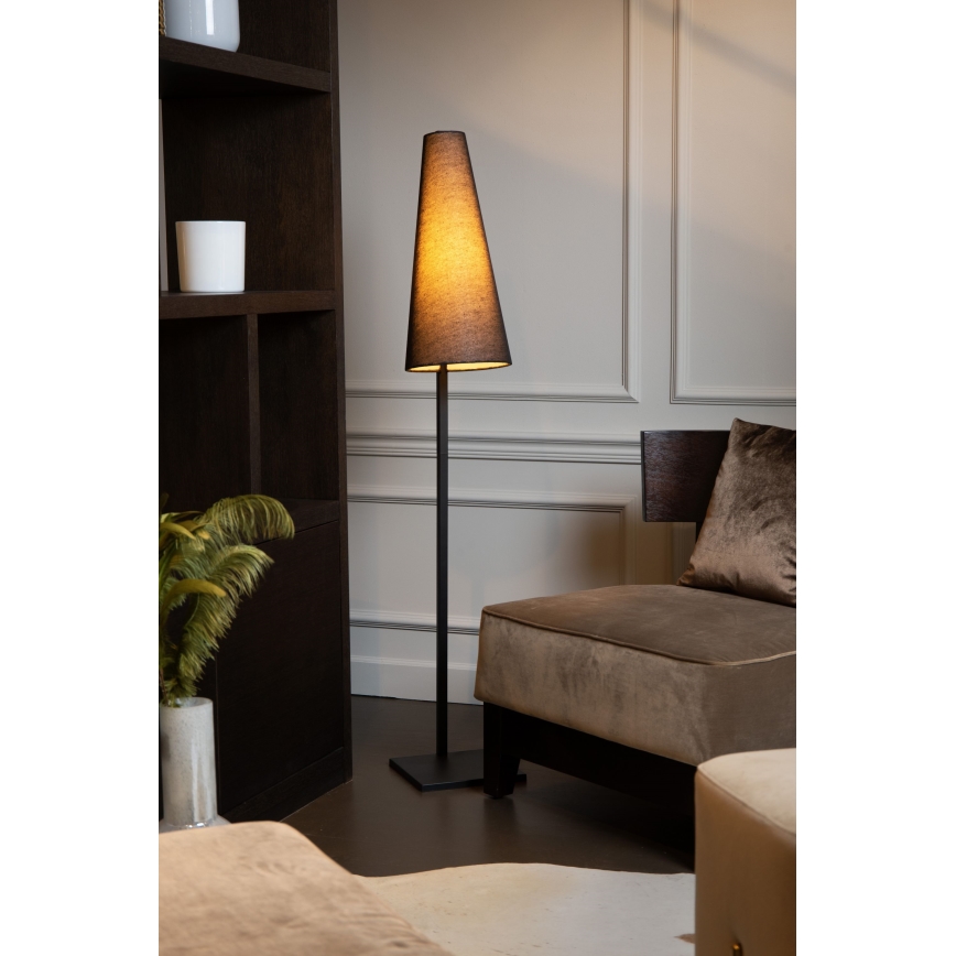 Lucide 30795/81/30 - Állólámpa GREGORY 1xE27/60W/230V fekete