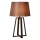 Lucide 31598/81/97 - Asztali lámpa COFFEE 1xE27/60W/230V barna