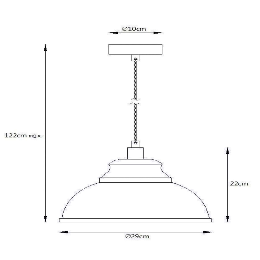 Lucide 34400/29/38 - Függeszték ISLA 1xE14/40W/230V krém