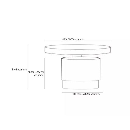 Lucide 35913/01/33 - Spotlámpa FLORIS 1xGU10/40W/230V zöld