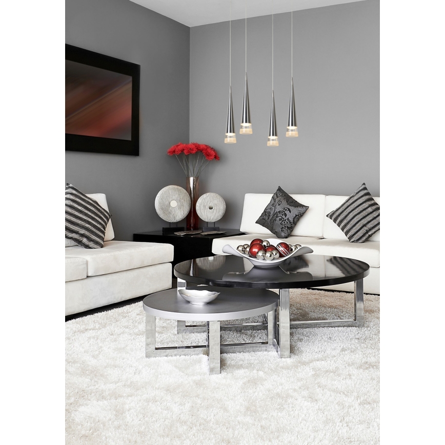 Lucide 36416/19/12 - LED Csillár zsinóron REIKO 4xLED/5W/230V