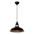 Lucide 43401/31/30 - Függeszték BRASSY-BIS 1xE27/60W/230V fekete