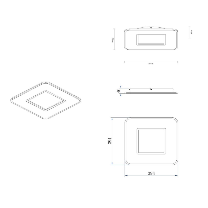 Lucide 44111/24/31 - LED Dimmelhető mennyezeti lámpa AXELLE LED/24W/230V fehér