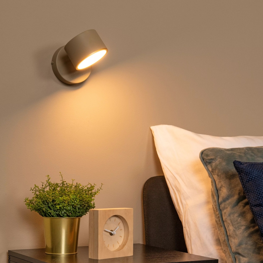 Lucide 44217/08/41 - Dimmelhető LED fali spotlámpa GIAN LED/9W/230V bézs
