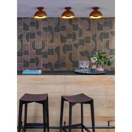 Lucide 45196/01/44 - Mennyezeti lámpa SIEMON 1xE27/40W/230V narancs