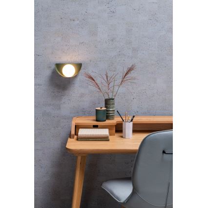 Lucide 45201/01/33 - Fali lámpa BENNI 1xG9/28W/230V zöld