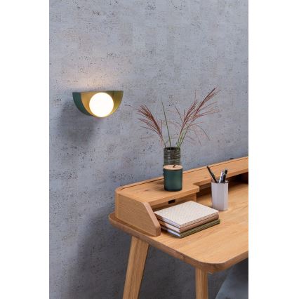 Lucide 45201/01/33 - Fali lámpa BENNI 1xG9/28W/230V zöld