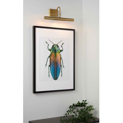 Lucide 45299/02/02 - Képmegvilágító VINZ 2xG9/28W/230V arany