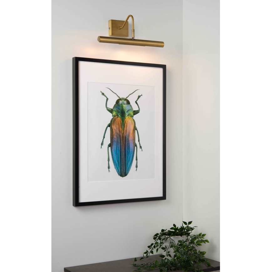 Lucide 45299/02/02 - Képmegvilágító VINZ 2xG9/28W/230V arany