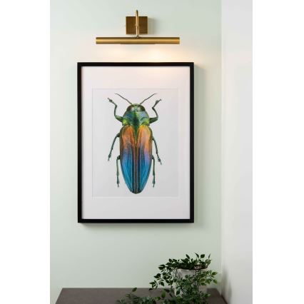 Lucide 45299/02/02 - Képmegvilágító VINZ 2xG9/28W/230V arany