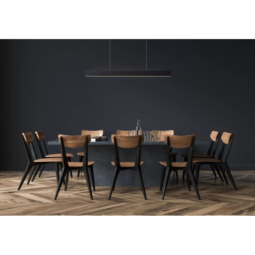 Lucide 45455/36/30 - LED Dimmelhető csillár zsinóron RAYA LED/36W/230V 119 cm fekete