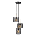 Lucide 45459/03/30 - Csillár zsinóron BASKETT 3xE27/40W/230V