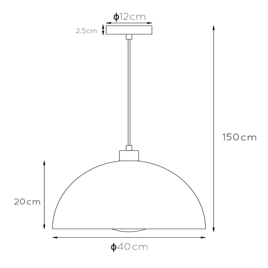 Lucide 45496/01/30 - Csillár zsinóron SIEMON 1xE27/40W/230V fekete