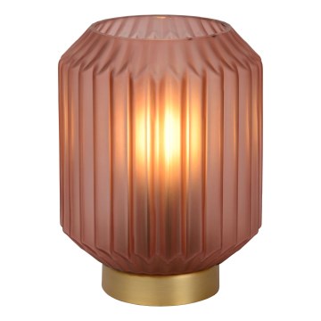 Lucide 45595/01/66 - Asztali lámpa SUENO 1xE14/40W/230V rózsaszín