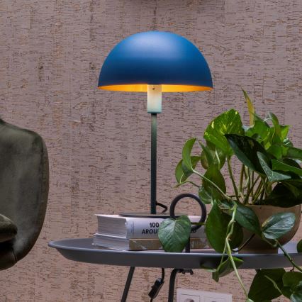 Lucide 45596/01/35 - SIEMON asztali lámpa 1xE14/25W/230V, kék