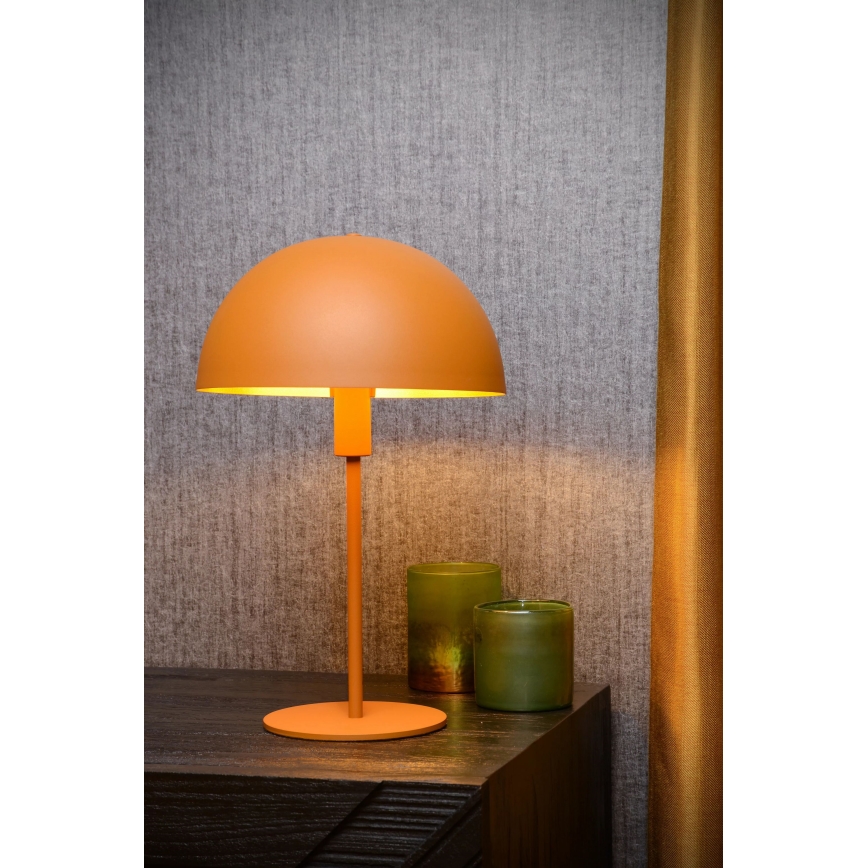 Lucide 45596/01/44 - Asztali lámpa SIEMON 1xE14/25W/230V narancs