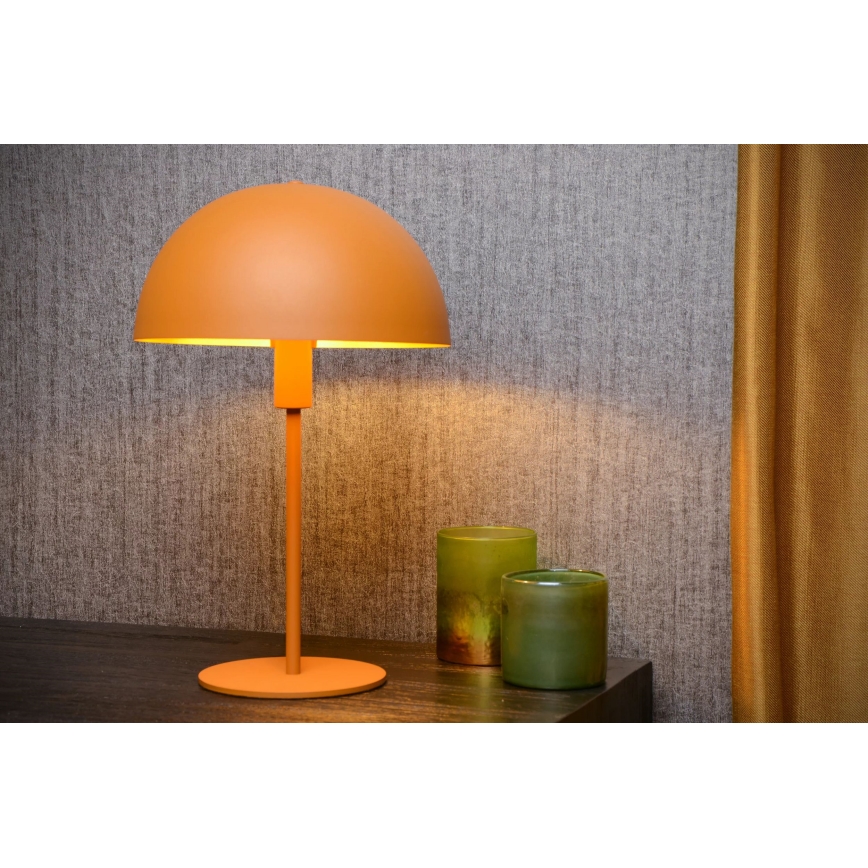 Lucide 45596/01/44 - Asztali lámpa SIEMON 1xE14/25W/230V narancs