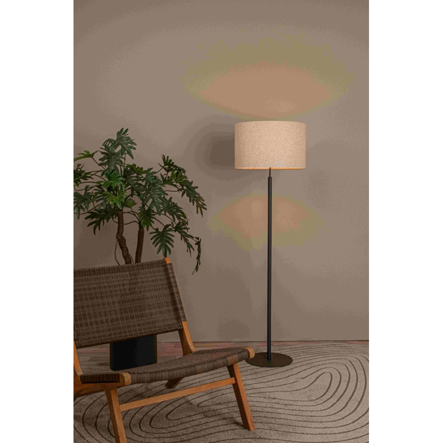 Lucide 45709/81/38 - Állólámpa MAYA 1xE27/40W/230V krémes