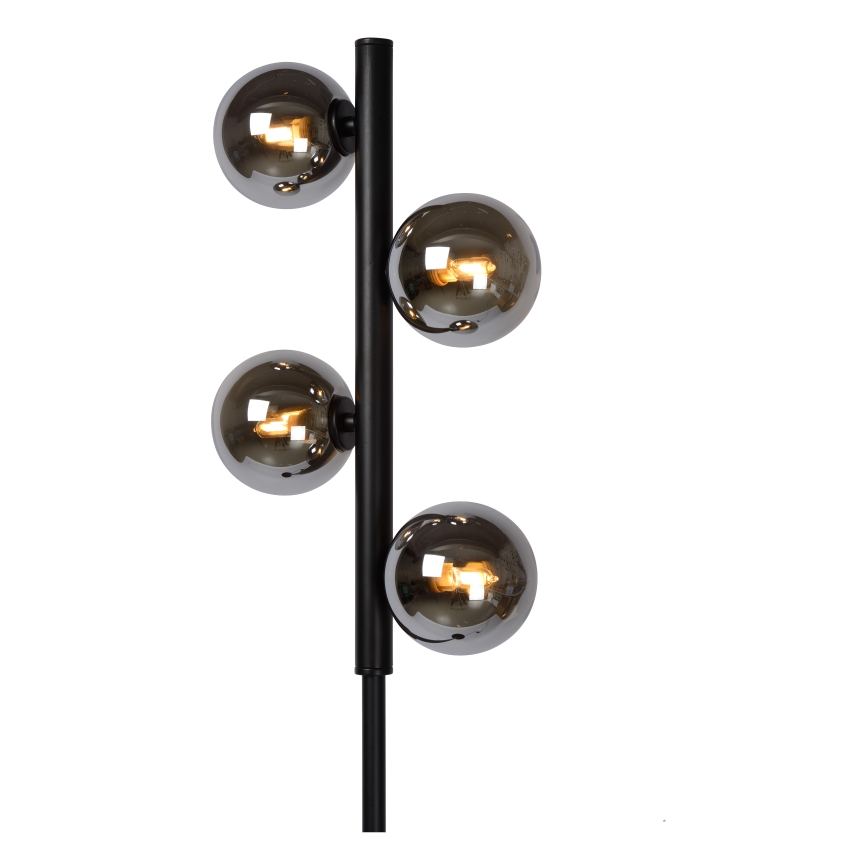 Lucide 45774/04/30 - Állólámpa TYCHO 4xG9/28W/230V fekete