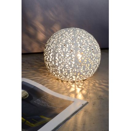 Lucide 46501/01/31 - Asztali lámpa PAOLO 1xG9/28W/230V fehér