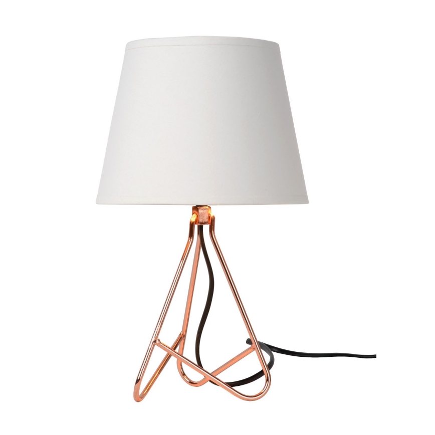 Lucide 47500/81/17 - Asztali lámpa GITTA 1xE14/40W/230V fehér